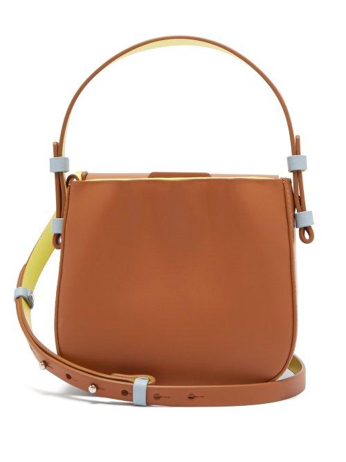 Matchesfashion.com Nico Giani - Desia Mini Leather Cross Body Bag - Womens - Tan Multi