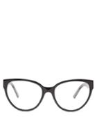 Matchesfashion.com Balenciaga - Cat Eye Acetate Glasses - Womens - Black