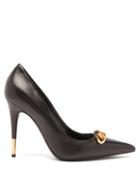 Tom Ford - Chain-embellished Leather Pumps - Womens - Black