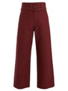 Sea Wide-leg Cotton Cropped Trousers