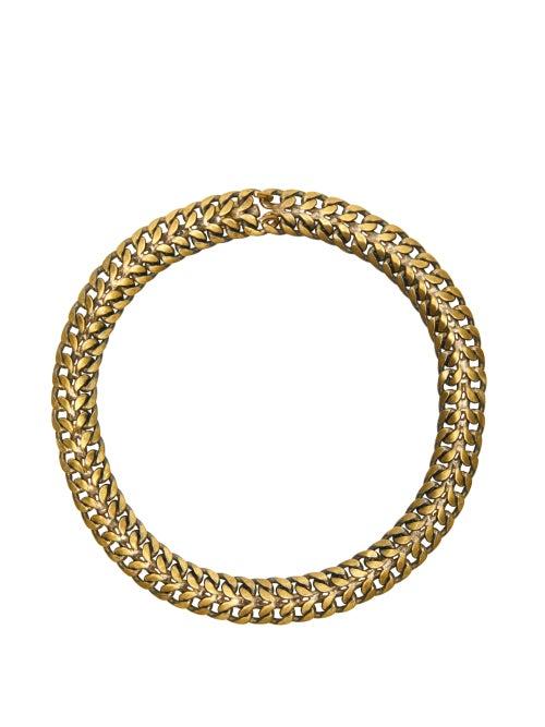 Matchesfashion.com Julie De Libran - Antiqued Chain Choker - Womens - Gold
