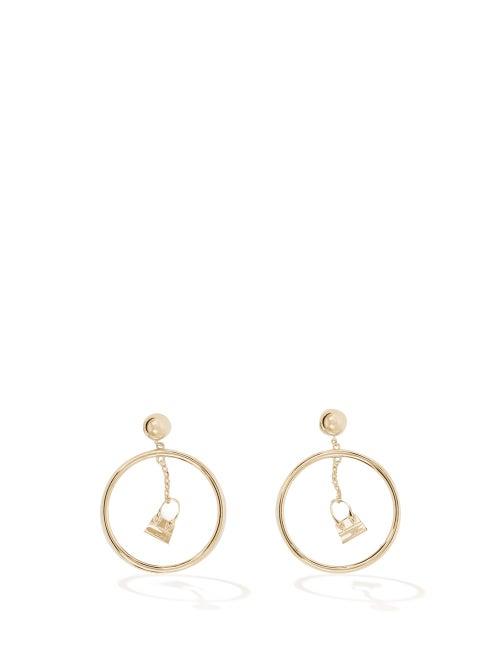 Jacquemus - Anneau Chiquito Hoop Earrings - Womens - Gold