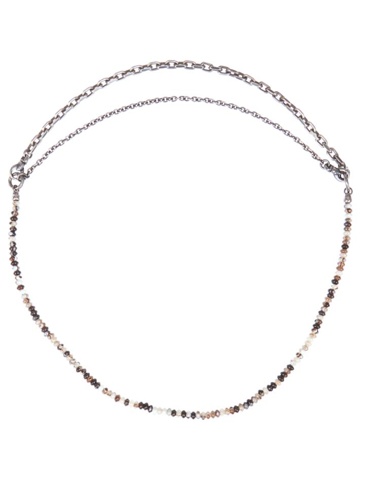 Bottega Veneta Tiger's-eye Stone Necklace