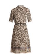 Altuzarra Keiran Leopard-print Silk Shirt Dress