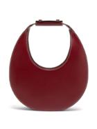 Matchesfashion.com Staud - Moon Leather Shoulder Bag - Womens - Burgundy