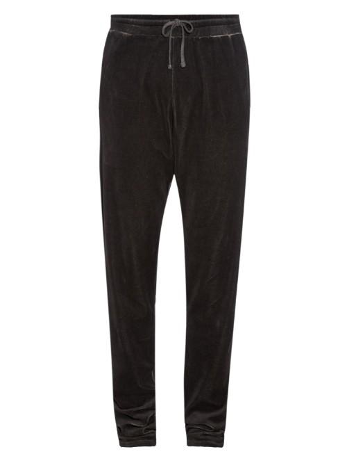 Bottega Veneta Velour Cotton-blend Track Pants