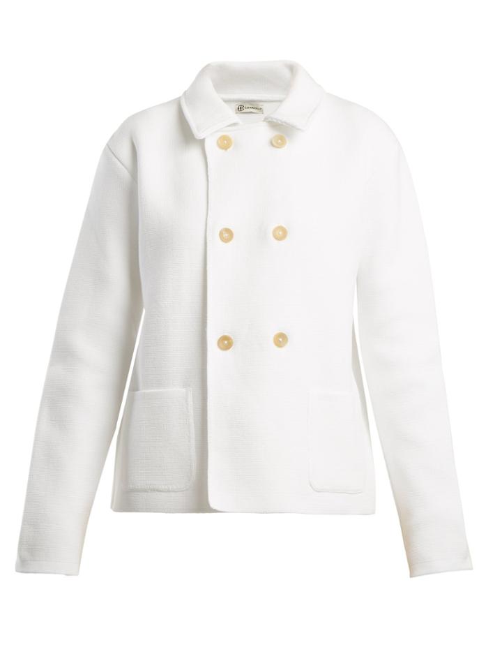 Connolly Double-breasted Cotton-piqu Cardigan
