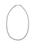 Matchesfashion.com Tom Wood - Rounded Curb-chain Sterling-silver Necklace - Mens - Silver
