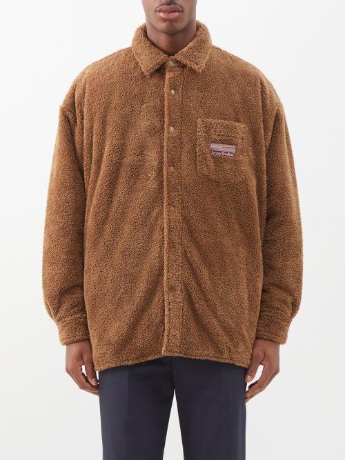 Acne Studios - Otito Fleece Overshirt - Mens - Beige