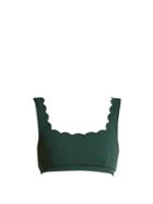 Marysia Palm Springs Scallop-edged Bikini Top