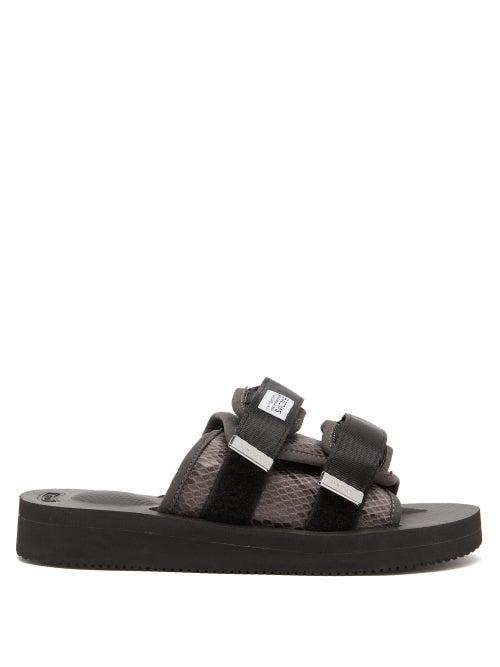 Matchesfashion.com Suicoke - Moto Vsnk Faux Snakeskin Sandals - Womens - Python