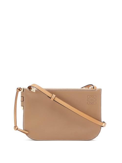 Matchesfashion.com Loewe - Gate Bi-colour Leather Cross-body Bag - Womens - Beige Multi