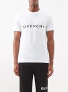 Givenchy - Logo-print Cotton-jersey T-shirt - Mens - White