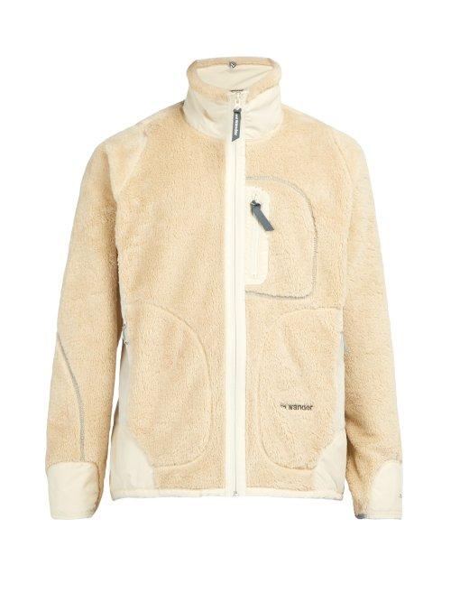 Matchesfashion.com And Wander - High Loft Polar Fleece Jacket - Mens - Cream