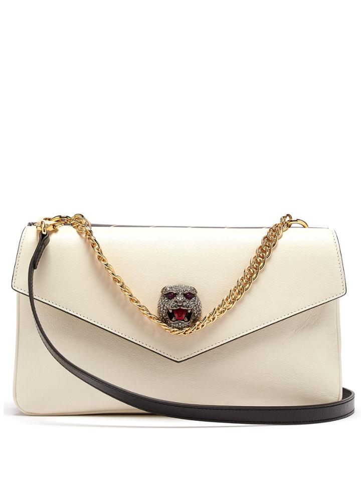 Gucci Thiara Gg Panther-head Cross-body Bag
