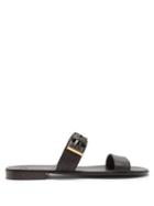 Matchesfashion.com Giuseppe Zanotti - Zak Braided Leather Sandals - Mens - Black