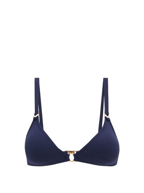 Matchesfashion.com Melissa Odabash - Montenegro Bikini Top - Womens - Navy