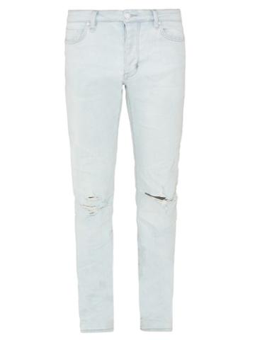 Neuw Denim Iggy Distressed Skinny Jeans