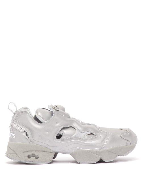 Matchesfashion.com Vetements - X Reebok Instapump Fury Trainers - Mens - Grey