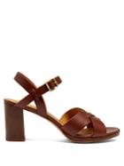A.p.c. Opra Block-heel Leather Sandals