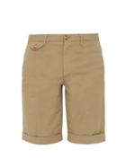 Matchesfashion.com Incotex - Royal Batavia Mid Rise Linen Blend Chino Shorts - Mens - Beige