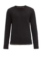 Matchesfashion.com Rag & Bone - Palmer Striped Reversible Cotton T-shirt - Mens - Black