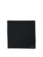 Mens Accessories Tom Ford - Logo-print Silk Pocket Square - Mens - Black