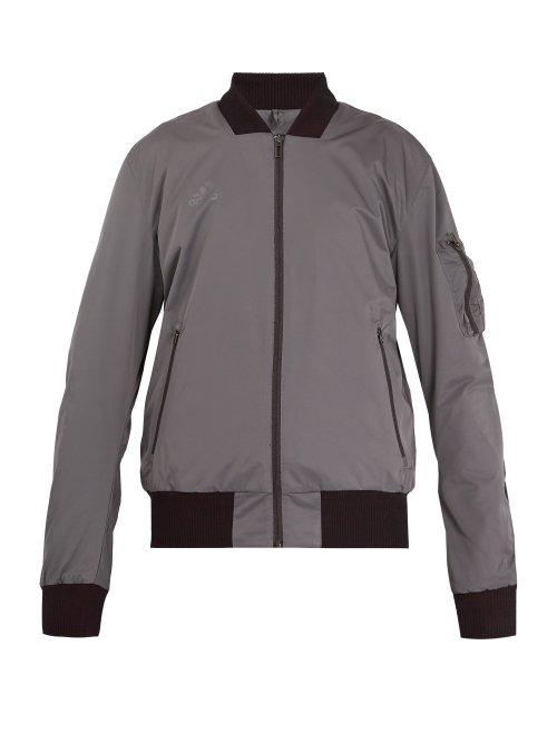 Matchesfashion.com Adidas By Pogba - Reversible Technical Bomber Jacket - Mens - Grey Multi