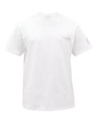 Matchesfashion.com Givenchy - Linear-logo Print Cotton T-shirt - Mens - White