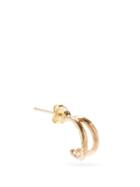 Matchesfashion.com Pearls Before Swine - Punk Double-hoop 14kt Gold-plated Single Earring - Mens - Gold