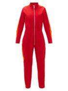 Matchesfashion.com Bolt X Edie - Upcycled Cotton-drill Jumpsuit - Womens - Red