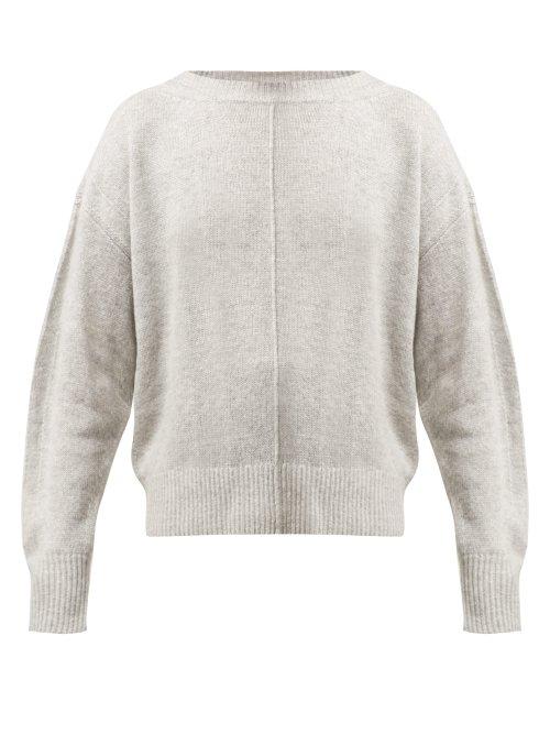 Matchesfashion.com Isabel Marant - Calice Cashmere Sweater - Womens - Light Grey