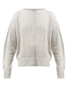 Matchesfashion.com Isabel Marant - Calice Cashmere Sweater - Womens - Light Grey