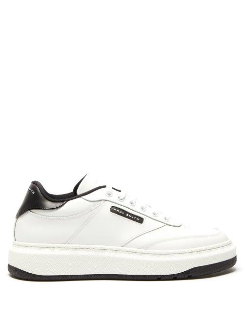 Matchesfashion.com Paul Smith - Hackney Leather Trainers - Mens - White