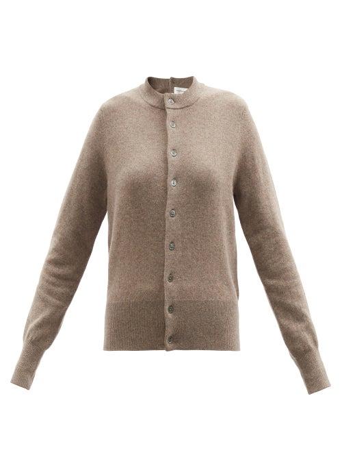 Extreme Cashmere - No. 140 Little Game Stretch-cashmere Cardigan - Womens - Brown