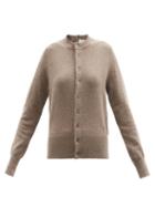 Extreme Cashmere - No. 140 Little Game Stretch-cashmere Cardigan - Womens - Brown