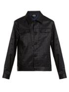 A.p.c. Brandy Dot-print Cotton-blend Satin Jacket