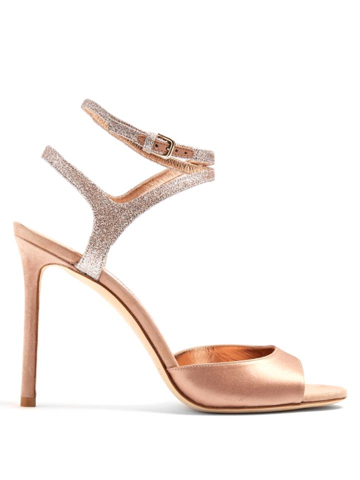 Jimmy Choo Helen 100mm Satin Sandals