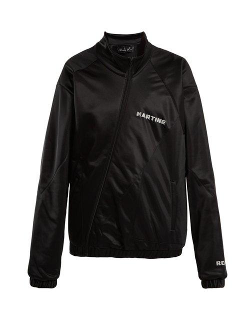 Matchesfashion.com Martine Rose - Twisted Track Jacket - Womens - Black