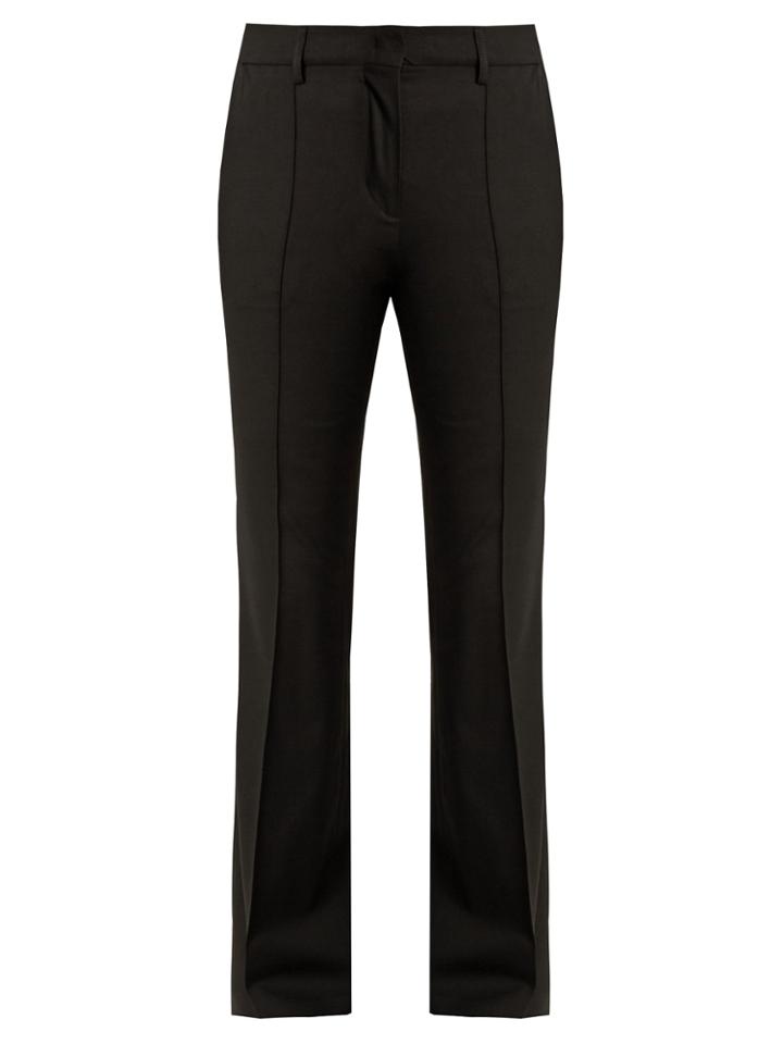 Etro Veronica Stretch-wool Flared Trousers