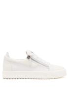 Matchesfashion.com Giuseppe Zanotti - Double Low Top Leather Trainers - Mens - White