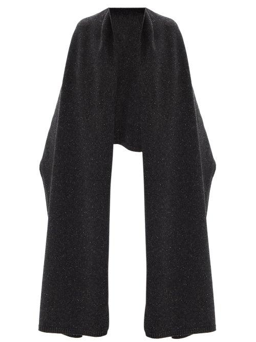 Joseph - Extra-long Merino-wool Scarf - Womens - Black
