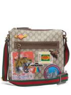 Matchesfashion.com Gucci - Courrier Gg Supreme Messenger Bag - Mens - Brown Multi