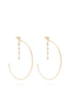 Jacquie Aiche Gold & Diamond Hoop Earrings