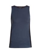 Aeance Bi-colour Wool-blend Performance Tank Top