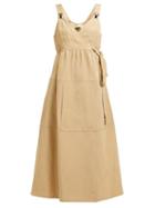 Matchesfashion.com Masscob - Aldama Pinafore Canvas Dress - Womens - Beige