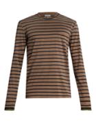 Lanvin Patch-pocket Striped Cotton T-shirt