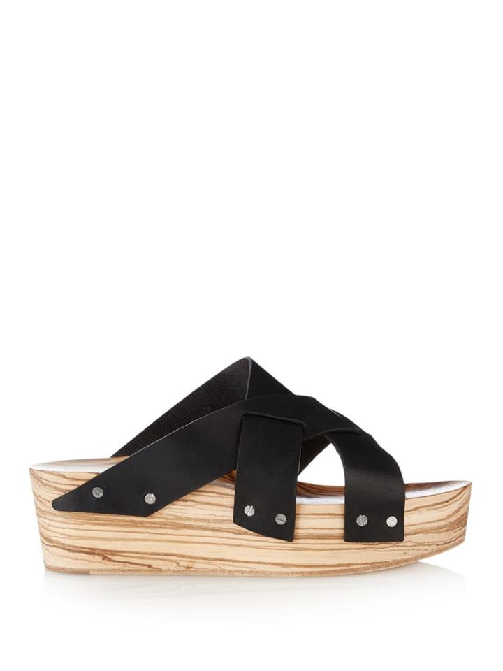 Proenza Schouler Leather Platform Slides