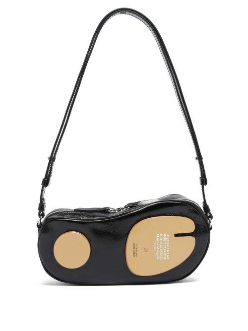 Matchesfashion.com Maison Margiela - Tabi Small Leather Cross-body Bag - Womens - Black