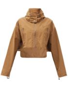 Matchesfashion.com Vaara - Emma Packable Hooded Cropped Jacket - Womens - Brown